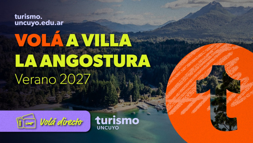 imagen que ilustra noticia Volá a Villa La Angostura: viví el verano 2027 en la Patagonia con Turismo UNCUYO